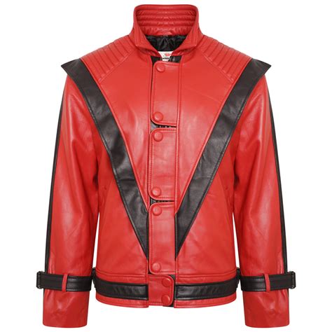 michael jackson red jacket replica|michael jackson jacket real.